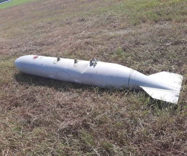 Cae del cielo un torpedo
