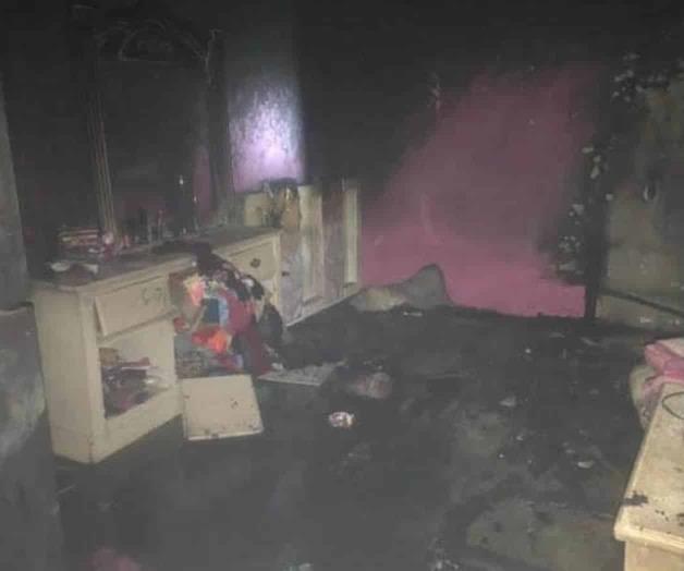 Se incendia vivienda
