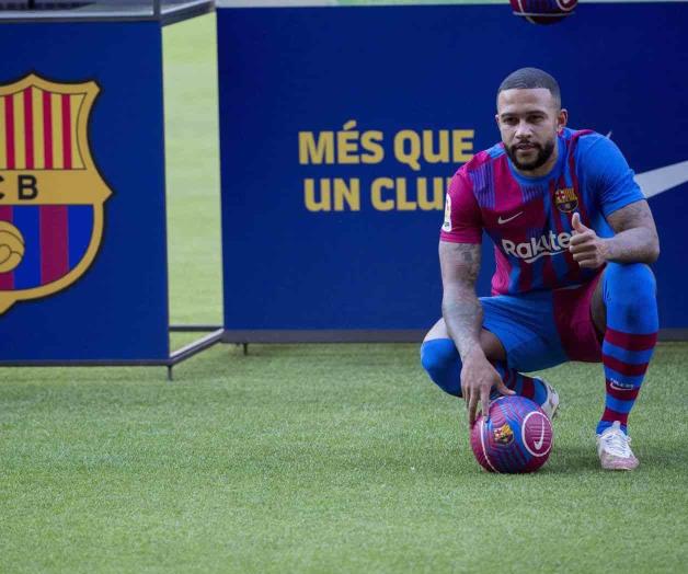 Se concentra el Barsa en Depay Se concentra el Barsa en Depay