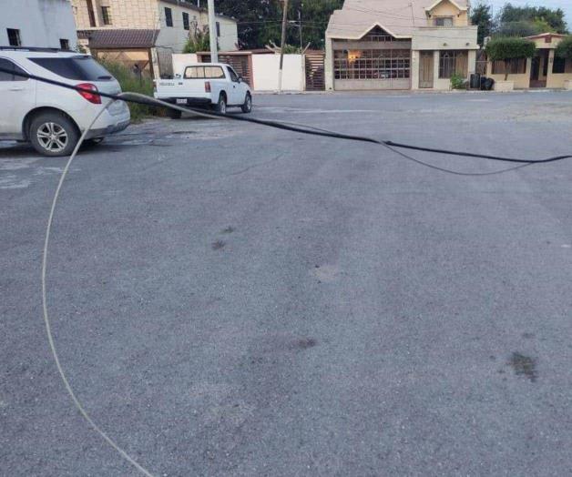 Reportan 2 incidentes con cables derribados