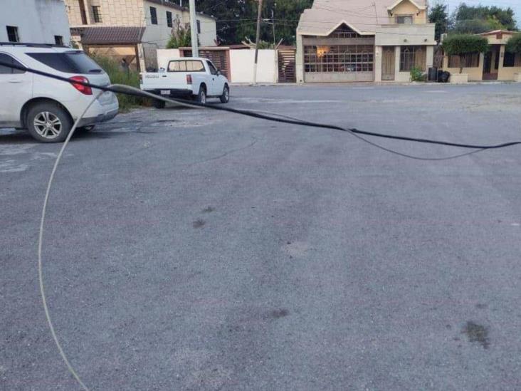 Reportan 2 incidentes con cables derribados Reportan 2 incidentes con cables derribados