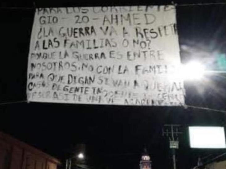 Cuelgan narcomantas en Magdalena de Kino y Santa Ana en Sonora Cuelgan narcomantas en Magdalena de Kino y Santa Ana en Sonora