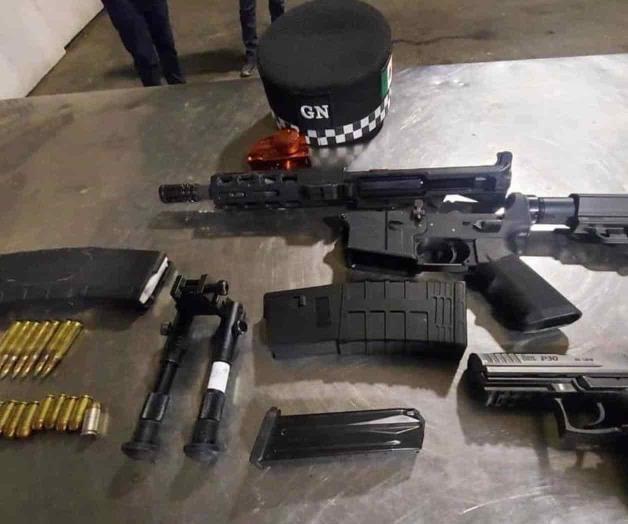 Asegura Guardia armas y cartuchos