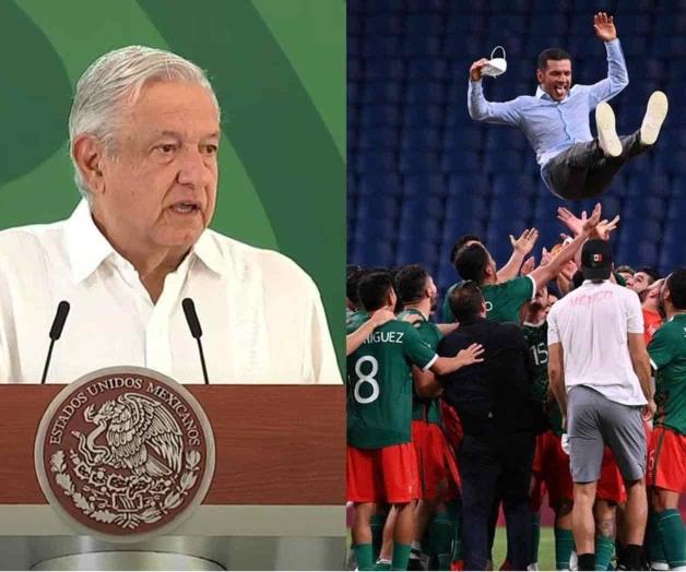 AMLO felicita a la Selección Mexicana por su medalla de bronce