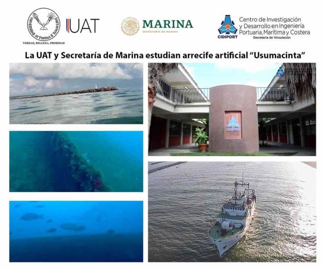 Estudian la UAT y Semar arrecife Usumacinta E-20 Estudian la UAT y Semar arrecife Usumacinta E-20