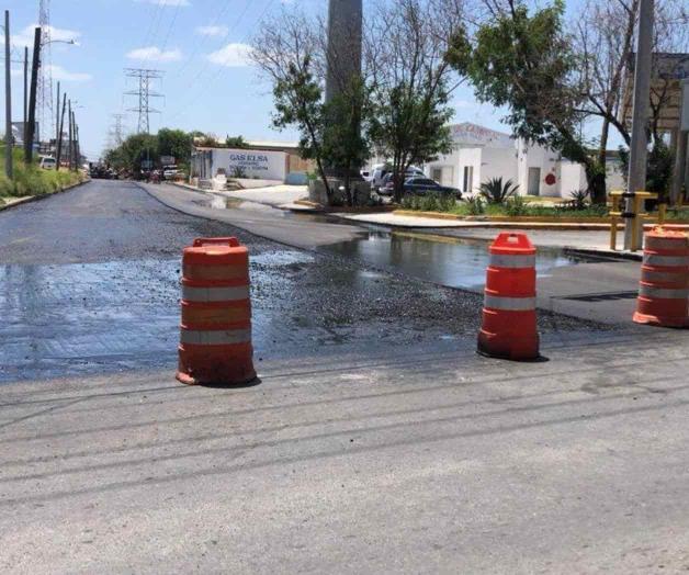Cierran por recarpeteo la avenida Beethoven con boulevard Hidalgo