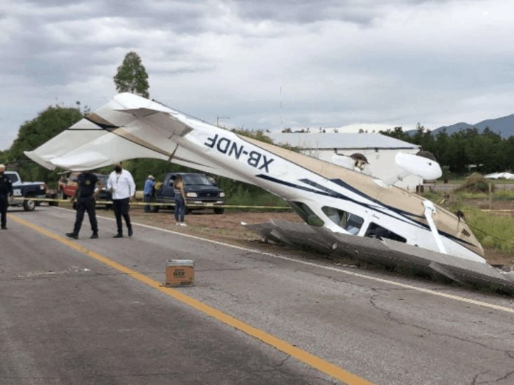 Vuelca avioneta en Aldama al no poder despegar por lodo Vuelca avioneta en Aldama al no poder despegar por lodo