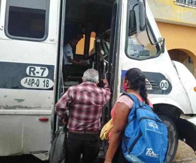 Relajan en transporte medidas preventivas