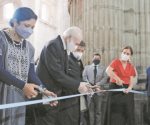 Inauguran expo sobre restauración de Catedral