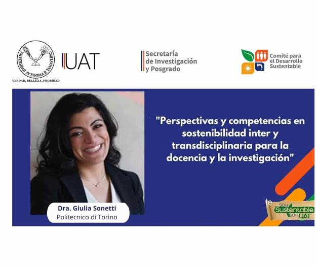 Imparten en la UAT nuevos enfoques sobre educación y sostenibilidad