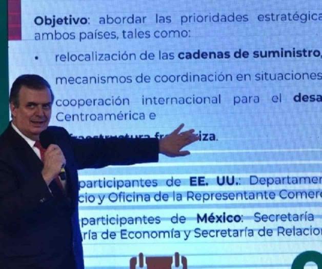 Diálogo económico de alto nivel México-EU, el 9 de septiembre: Ebrard