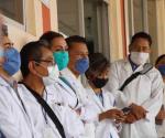 Continúan protestas de trabajadores de Salud en Oaxaca
