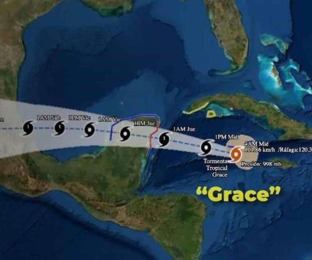 Amenaza huracán Grace a Quintana Roo 