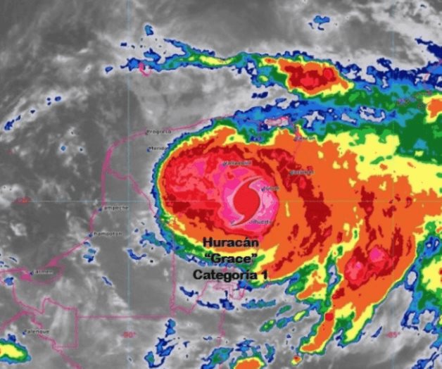 Huracán Grace toca tierra en Tulum, Quintana Roo