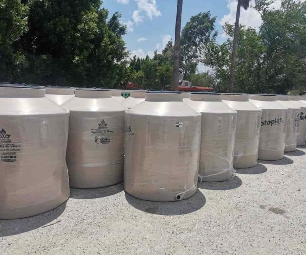 Logran obtener 210 rotoplas para familias de San Fernando