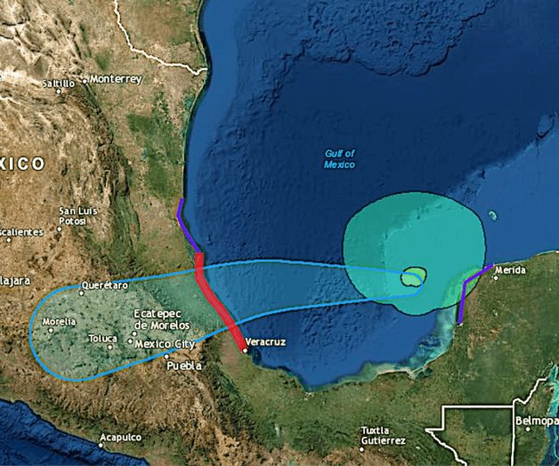 Eleva ‘Grace’ fuerza; alerta en 15 municipios de Tamaulipas