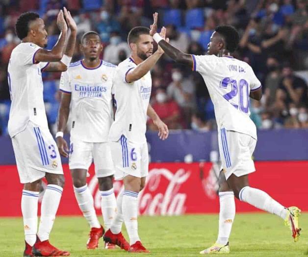 Rescata Vinicius al Real Madrid ante el Levante
