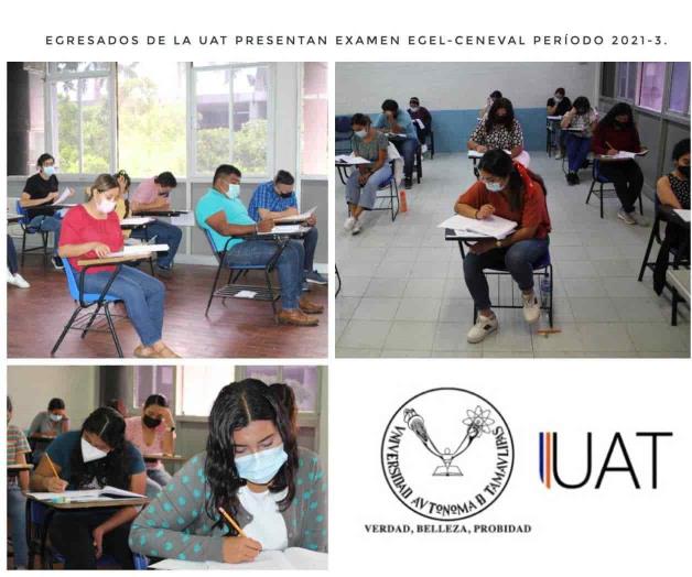 Egresados de UAT presentan el examen EGEL-CENEVAL Egresados de UAT presentan el examen EGEL-CENEVAL