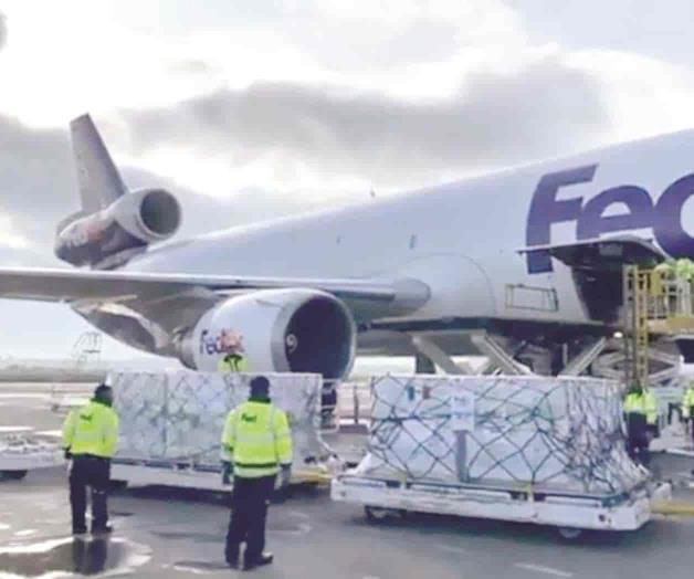 Aterriza en México envío de vacunas Aterriza en México envío de vacunas