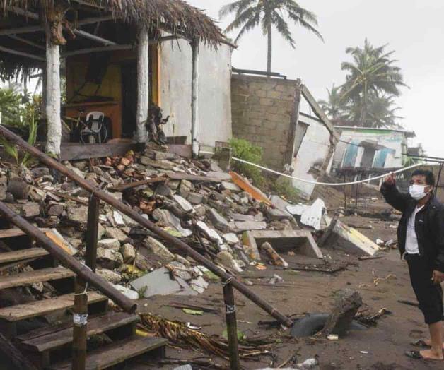 Huracán Grace dañó 62 municipios de Veracruz