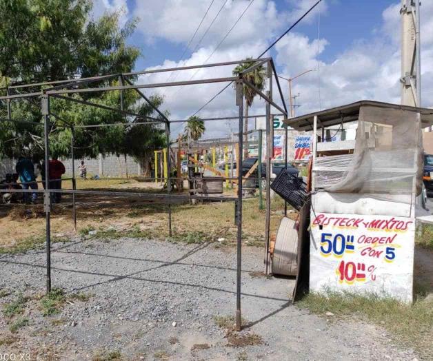 Convierten área verde de Brisas en paradero, tianguis y taquerías