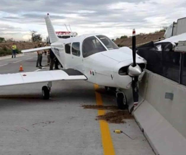 Se accidenta avioneta Se accidenta avioneta