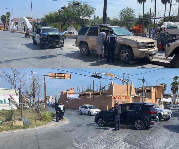 Chocan dos patrullas en menos de una hora en diferentes hechos