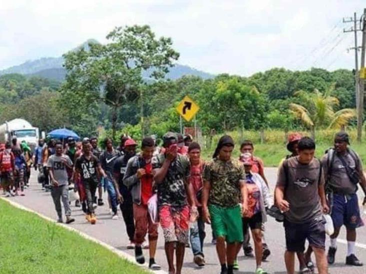 Desarticulan caravana migrante en Mapastepec Desarticulan caravana migrante en Mapastepec