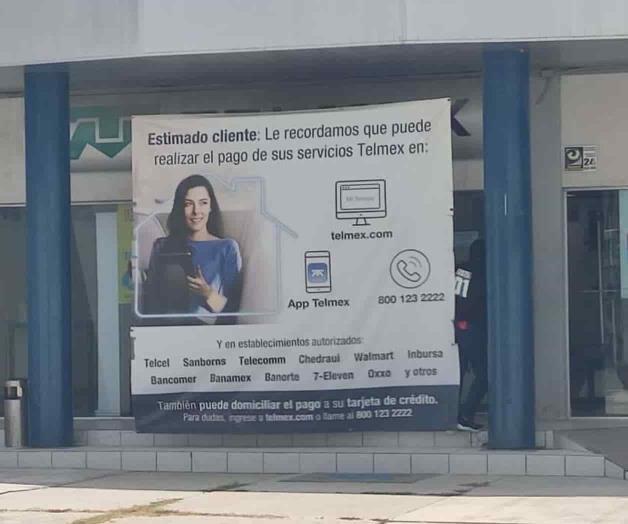 Reabren oficinas de Teléfonos de México