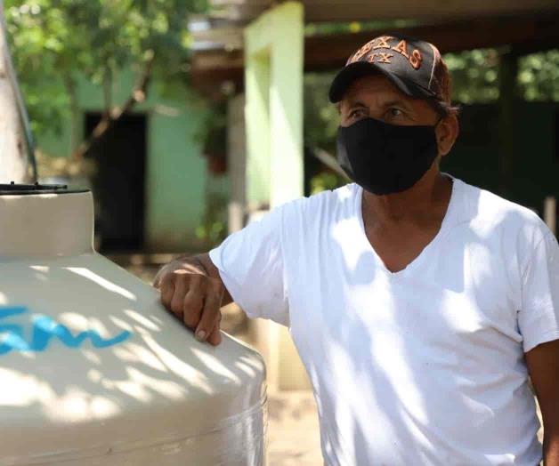 Canalizan tinacos a través de Sebien