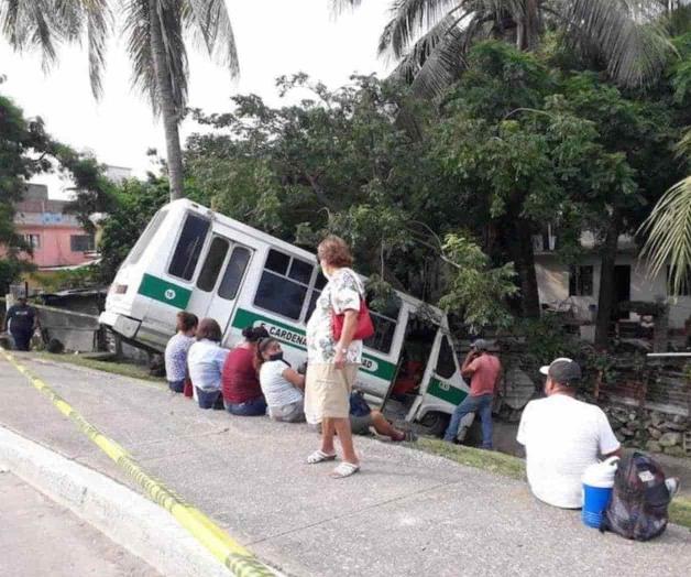 Desbarranca micro por falla mecánica