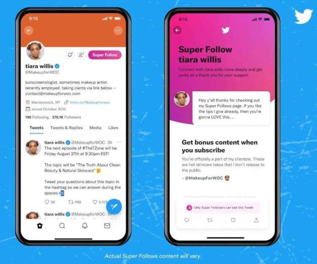 Twitter activa sus Super Follows