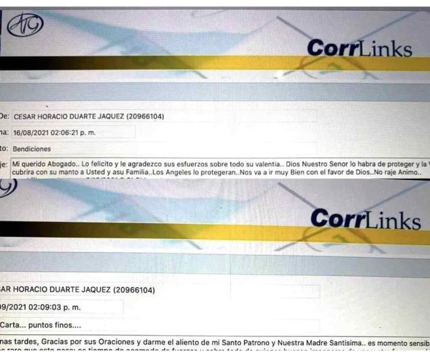Prueba abogado veracidad de carta de duarte a javier corral Prueba abogado veracidad de carta de duarte a javier corral