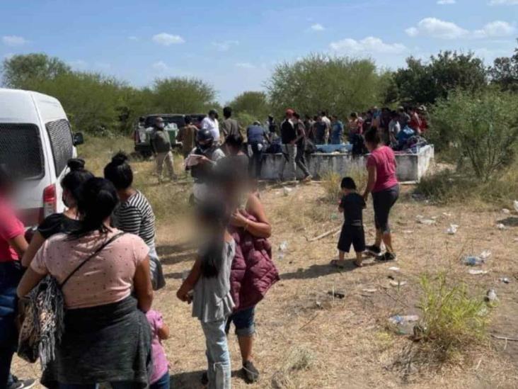 Rescatan a 162 migrantes en el ejido de la masacre de Camargo Rescatan a 162 migrantes en el ejido de la masacre de Camargo