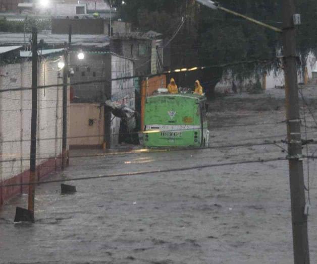 Tormenta dejó 80 viviendas inundadas en Coacalco, Edomex