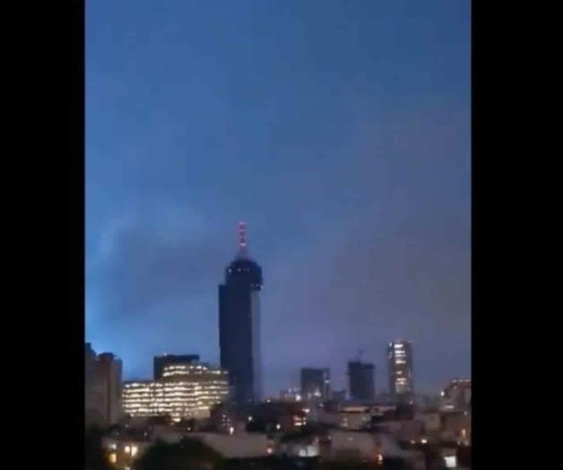 Las “luces de terremoto” se dejan ver en la CDMX durante el sismo