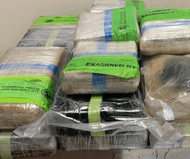 Incautan cocaína y metanfetamina Incautan cocaína y metanfetamina