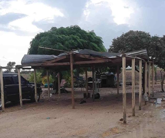 Daña tromba zona rural; evade cabecera municipal