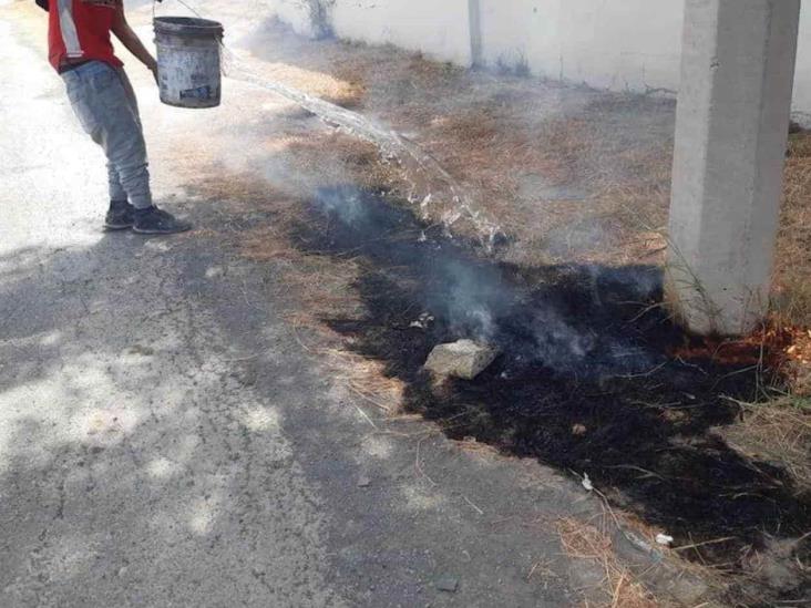 Inician fuego con ‘colilla’ Inician fuego con ‘colilla’