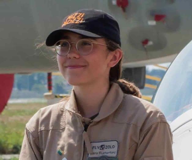 Piloto de 19 años Zara hace escala en Veracruz Piloto de 19 años Zara hace escala en Veracruz