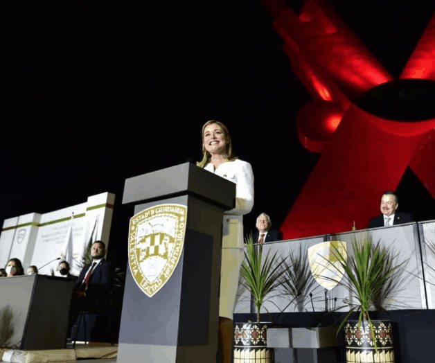 María Eugenia Campos rinde protesta como gobernadora de Chihuahua