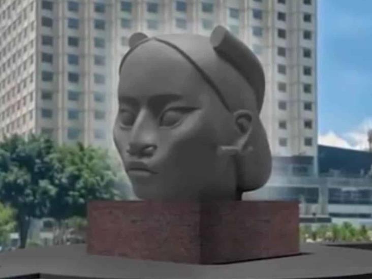 Tlalli, la escultura que sustituirá a Colón Tlalli, la escultura que sustituirá a Colón