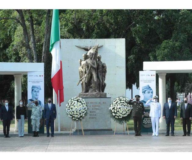 Conmemoran el 174 Aniversario de Gesta Heroica de Chapultepec