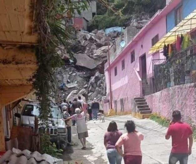 Ubican casa de desaparecidos tras deslave de Edomex