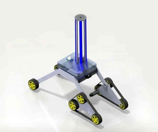 Crean robot mexicano capaz de eliminar Covid