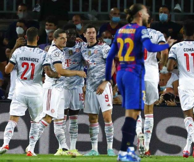 Bayern vuelve a golear al Barcelona; se impone 0-3 en Camp Nou