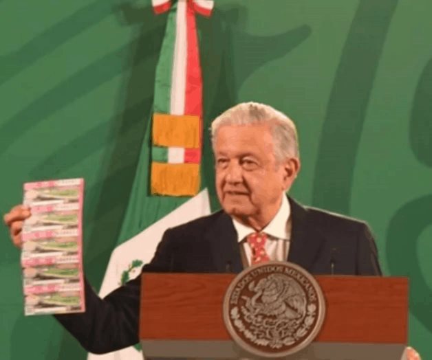 AMLO llama a comprar cachitos para rifa de palco en el Azteca y residencias de narcos