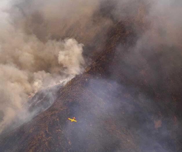 La lluvia ayuda a controlar gran incendio en sur de España