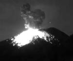 Captan explosión de volcán Popocatépetl; continúa en Amarillo Fase2