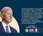 Y Biden felicita a México: es un socio apreciado